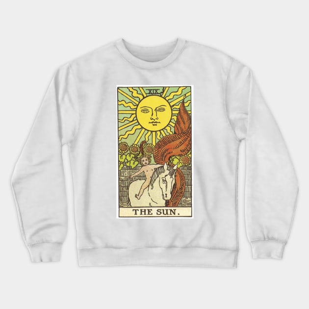 THE SUN Crewneck Sweatshirt by Pinches Dibujos Feos